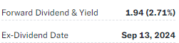 Dividend stocks