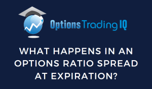 Options ratio spread at expiration