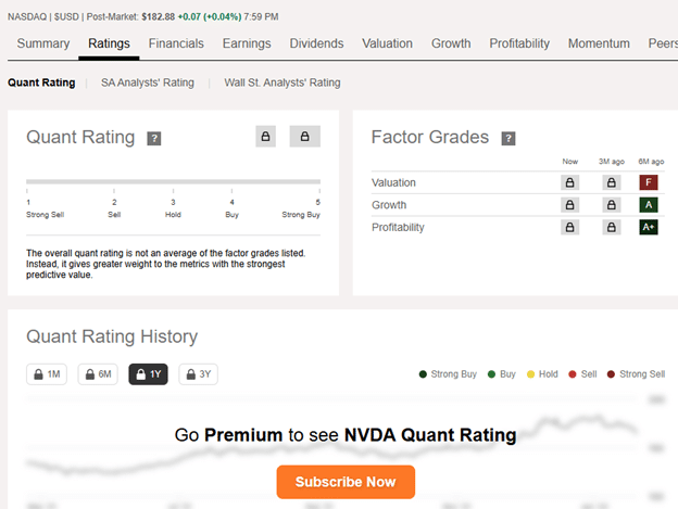 Seeking Alpha review
