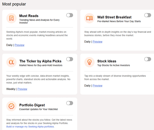 Seeking Alpha review