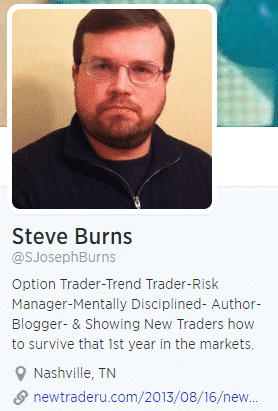 Steve Burns Twitter