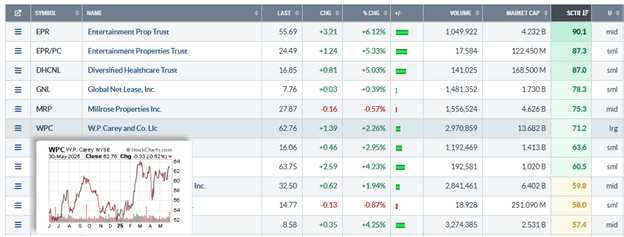 Understanding the SCTR rank for stock evaluation