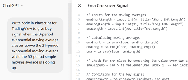 Using ChatGPT to Code Custom Indicators in TradingView