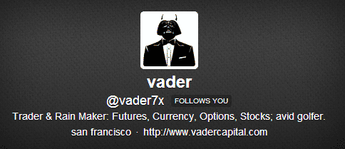 Vader Twitter