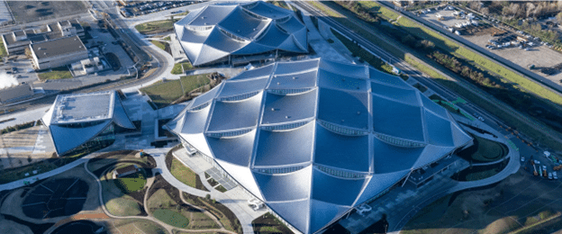 corporate headquarters of the magnificent seven companies