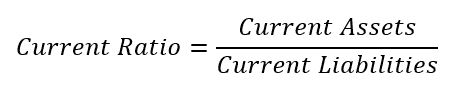 current ratio formula