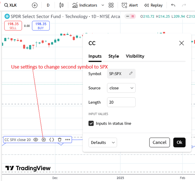 how to calculate stock correlation