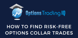 how to find risk-free options collar trades