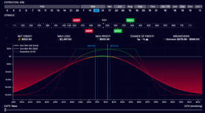 optimal wing width for iron condors